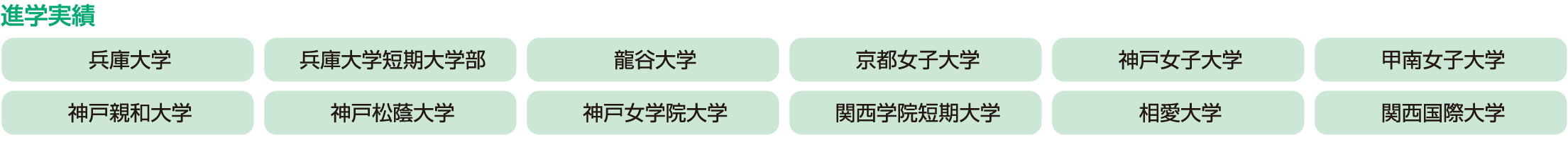 幼児教育コース 保育士・幼稚園教諭への最短コース 実習環境が充実、先生としての体験ができる!兵庫大学附属須磨幼稚園など実習環境が学園内に充実。