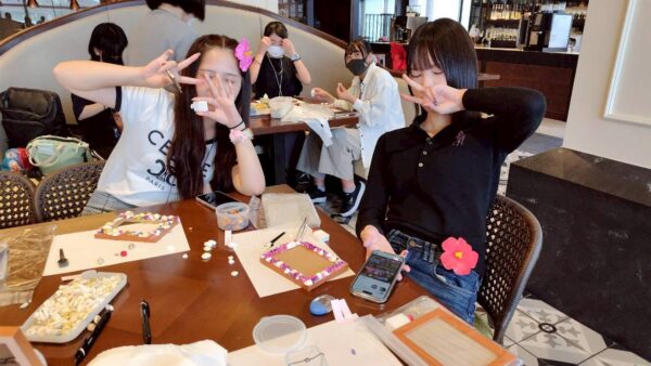 【修学旅行3日目】フォトフレーム、ジェルキャンドル作り