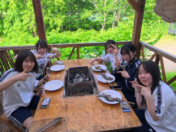 【北海道修学旅行2日目選択体験釣り堀】