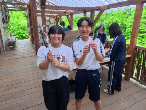 【北海道修学旅行2日目選択体験釣り堀】